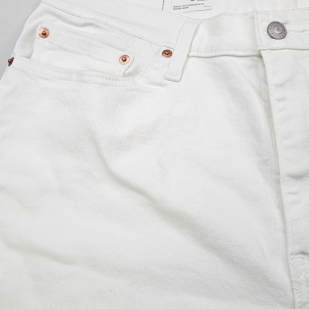 Levi's 541 Athletic Taper Jeans Mens 36x30 White Stretch Flex Denim 18181-0537 - Picture 10 of 16